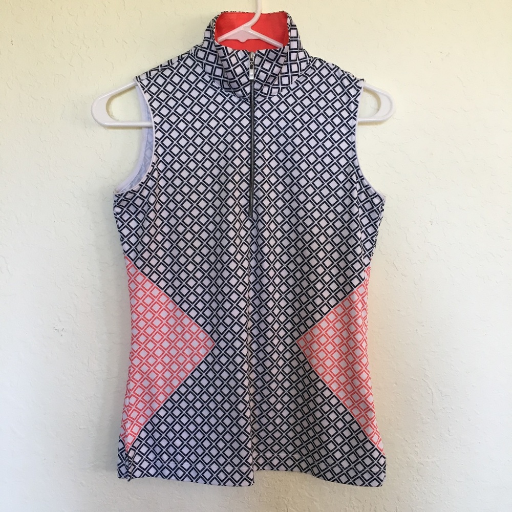 Tail quarter zip golf tank top. Size XS.